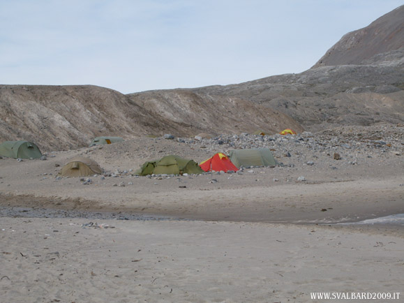 Blomstrand camp - Il secondo campo base Blomstrand camp