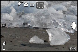 Ice on the beach