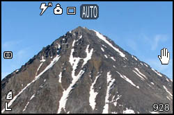 Mountain and snow-field