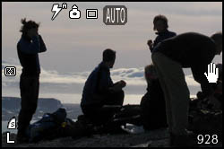 Pausa durante la prima escursione