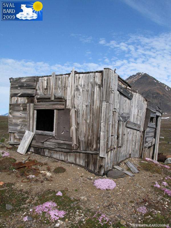 Rifugio nel Kongsfjorden visto dal mare