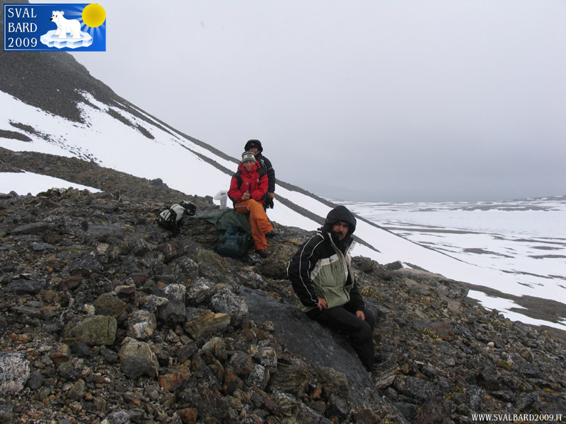 Pausa pranzo durante la ciaspolata