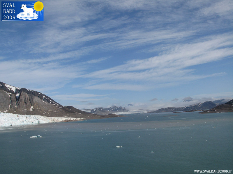 Depositi morenici nel Kongsfjorden