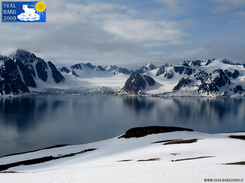 Ghiacciaio visto dalla Solanderfjellet