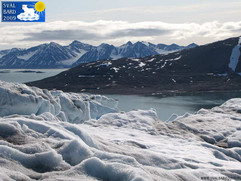 Panorama dal ghiacciaio Conway