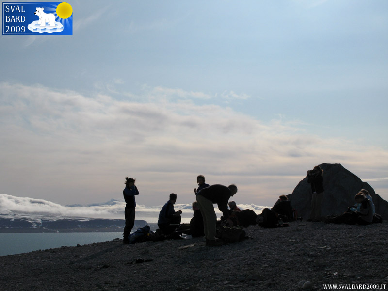Pausa durante la prima escursione